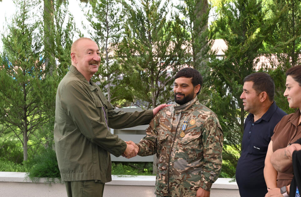 Prezident İlham Əliyev Xocavənd rayonunun Quzeyxırman kəndində olub