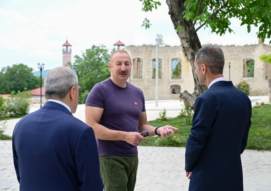 Президент Ильхам Алиев принял участие в открытии после реставрации «Дома Садыгджана» в Шуше