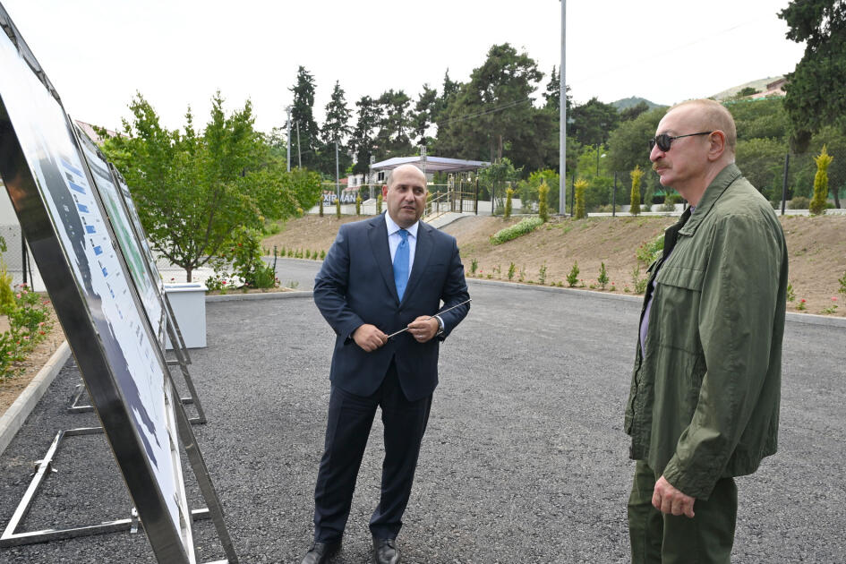 Prezident İlham Əliyev Xocavənd rayonunun Quzeyxırman kəndində olub