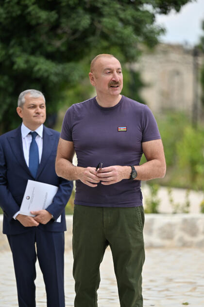 Президент Ильхам Алиев принял участие в открытии после реставрации «Дома Садыгджана» в Шуше