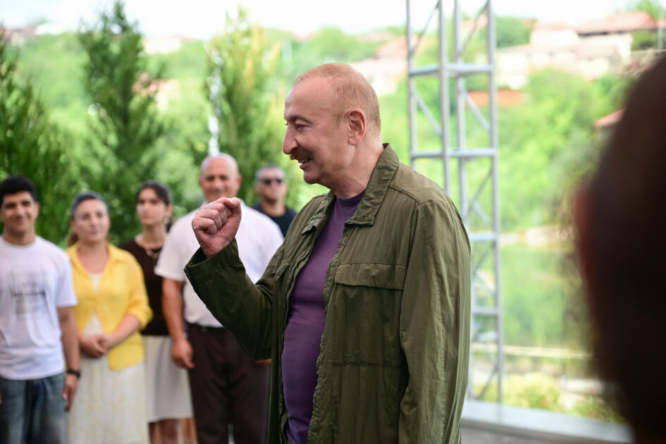 Prezident İlham Əliyev Xocavənd rayonunun Quzeyxırman kəndində olub
