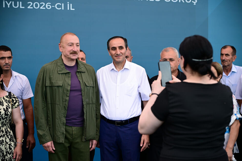 Prezident İlham Əliyev Xocavənd rayonunun Quzeyxırman kəndində olub