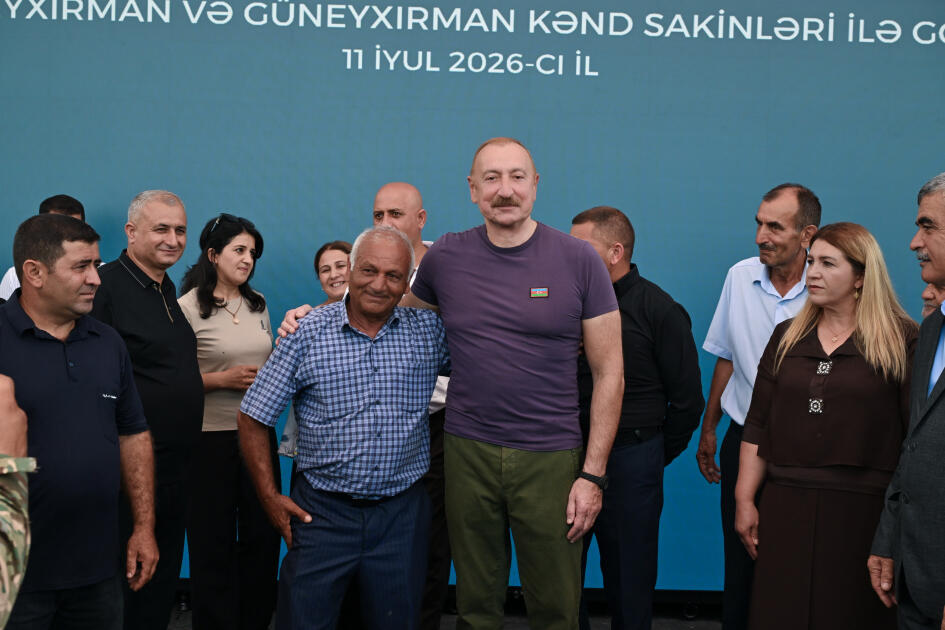 Prezident İlham Əliyev Xocavənd rayonunun Quzeyxırman kəndində olub