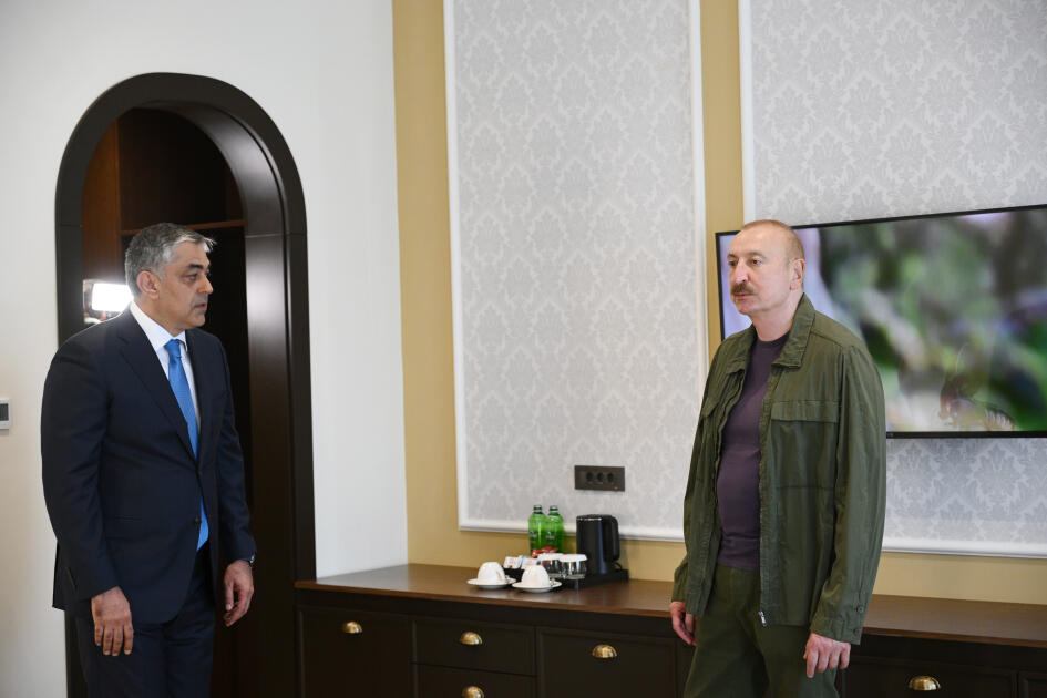 Prezident İlham Əliyev “Xankəndi” hotelinin açılışında iştirak edib