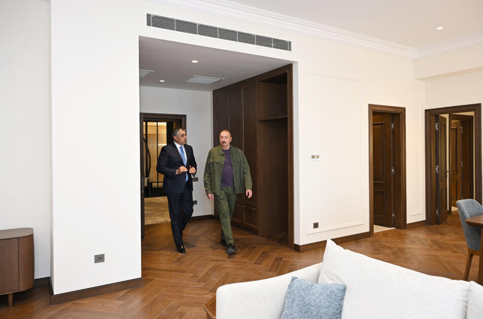 Prezident İlham Əliyev “Xankəndi” hotelinin açılışında iştirak edib