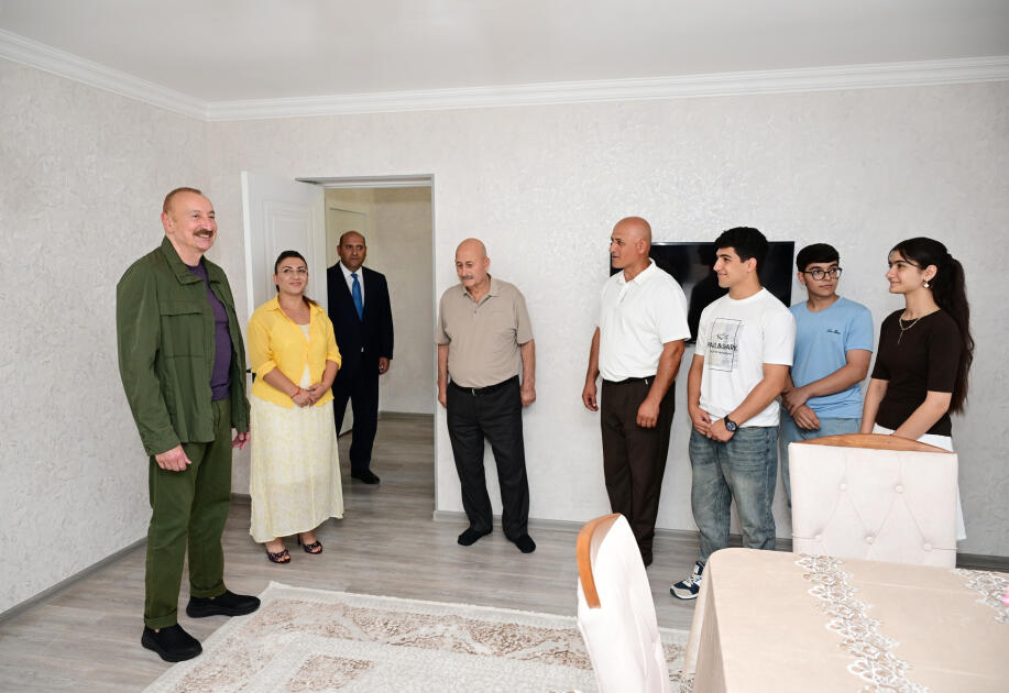 Prezident İlham Əliyev Xocavənd rayonunun Quzeyxırman kəndində olub