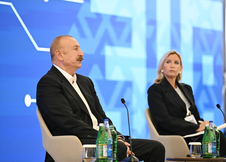 Prezident İlham Əliyev IV Şuşa Qlobal Media Forumunun açılışında iştirak edib