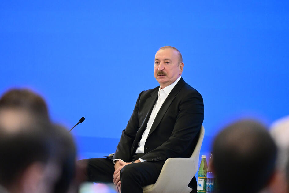 Prezident İlham Əliyev IV Şuşa Qlobal Media Forumunun açılışında iştirak edib