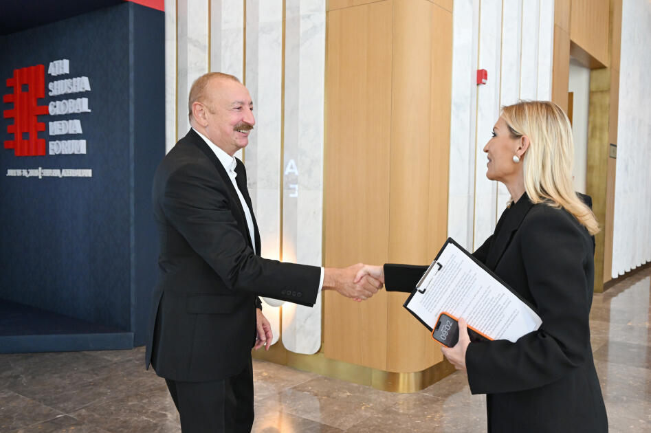 Prezident İlham Əliyev IV Şuşa Qlobal Media Forumunun açılışında iştirak edib