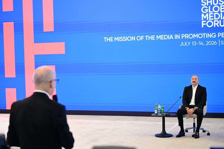 Prezident İlham Əliyev IV Şuşa Qlobal Media Forumunun açılışında iştirak edib