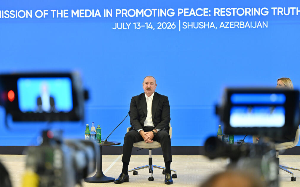 Prezident İlham Əliyev IV Şuşa Qlobal Media Forumunun açılışında iştirak edib