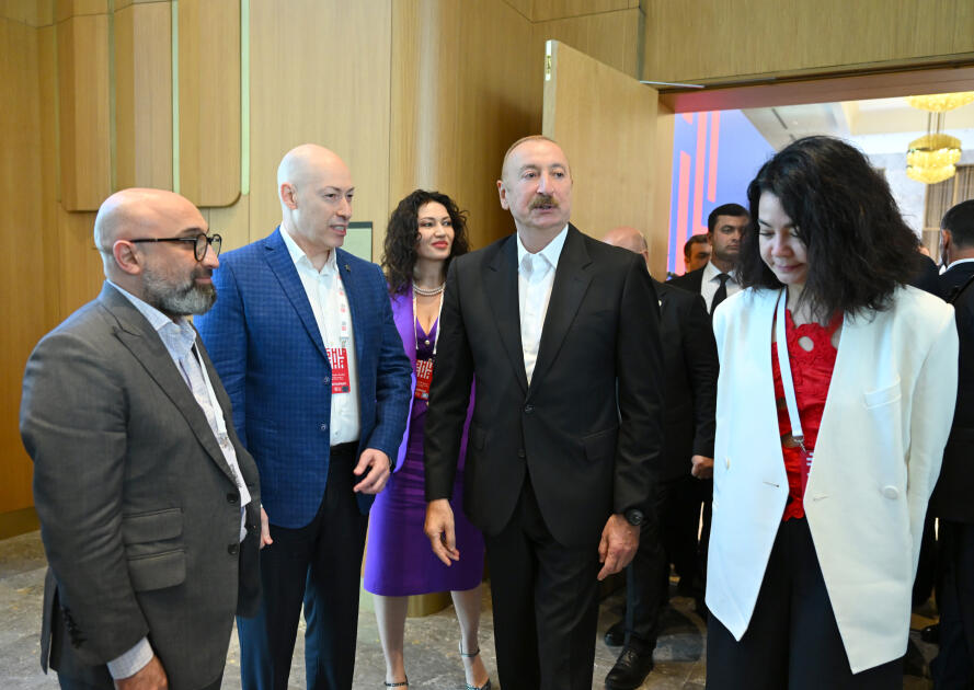 Prezident İlham Əliyev IV Şuşa Qlobal Media Forumunun açılışında iştirak edib