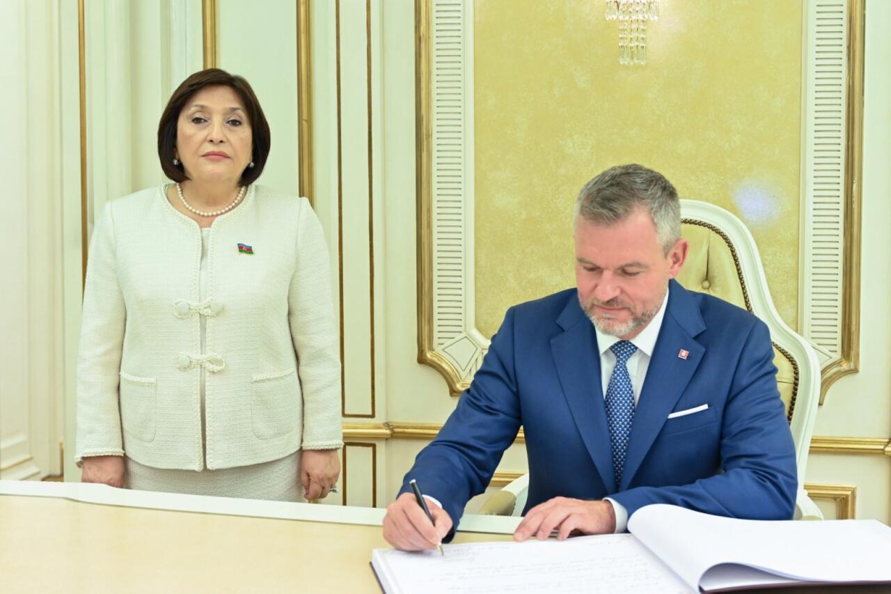 Сахиба Гафарова обсудила с Президентом Словакии стратегическое партнерство