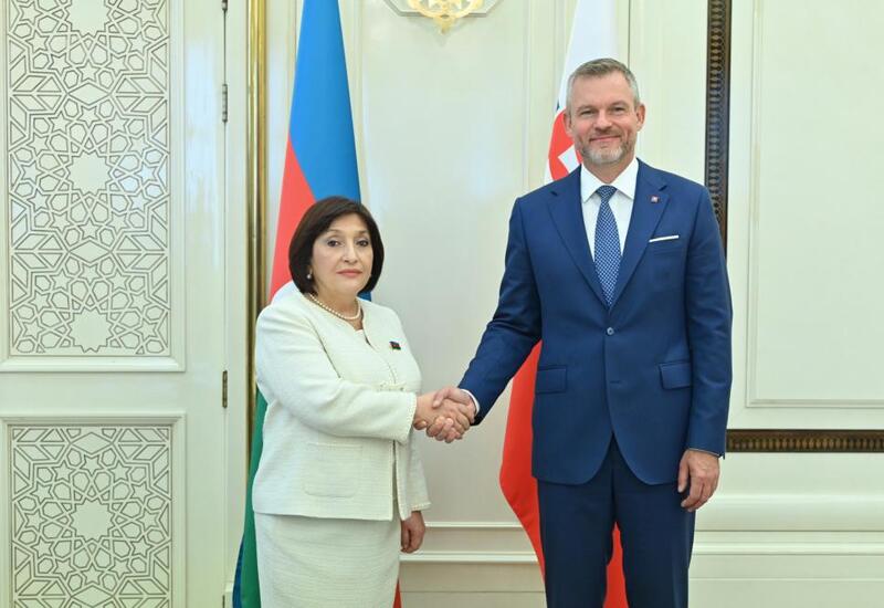 Сахиба Гафарова обсудила с Президентом Словакии стратегическое партнерство