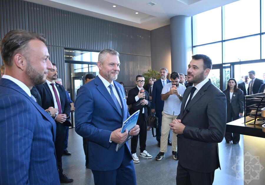 Slovakiya Prezidenti “Sea Breeze”lə tanış olub