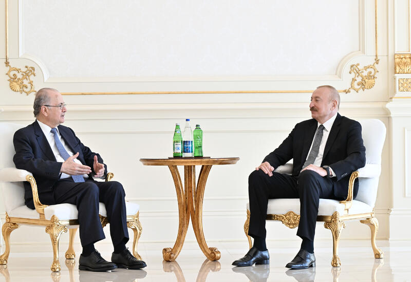 Prezident İlham Əliyev Fələstinin Baş nazirini qəbul edib