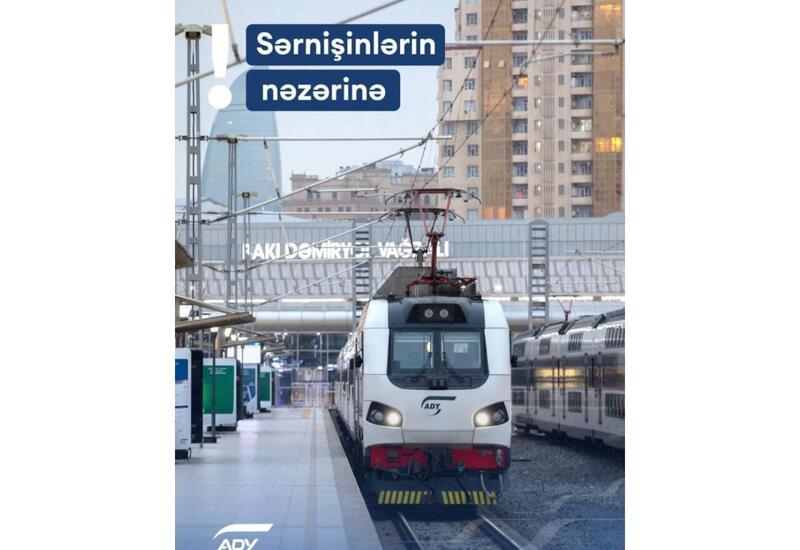 Bakı–Balakən qatarlarının hərəkəti dayandırılır