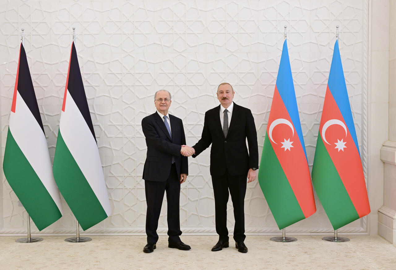 Prezident İlham Əliyev Fələstinin Baş nazirini qəbul edib