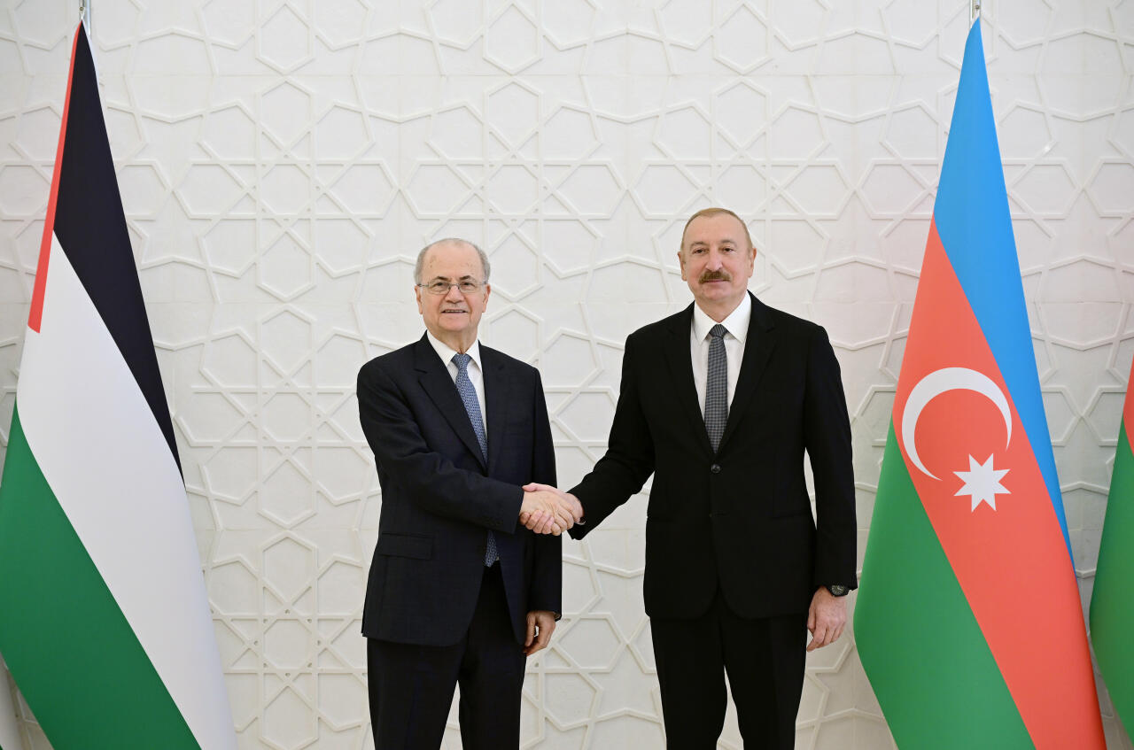 Prezident İlham Əliyev Fələstinin Baş nazirini qəbul edib