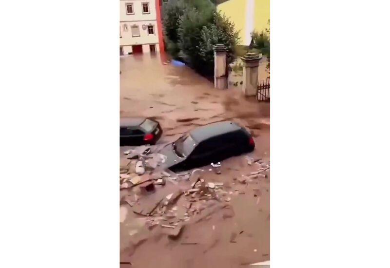Мощные наводнения в Китае