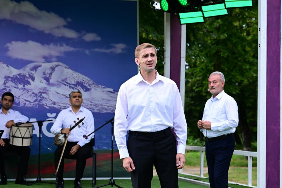 В Шуше представлена музыкально-художественная композиция "Тоска по слову - Гейдарбабая салам"