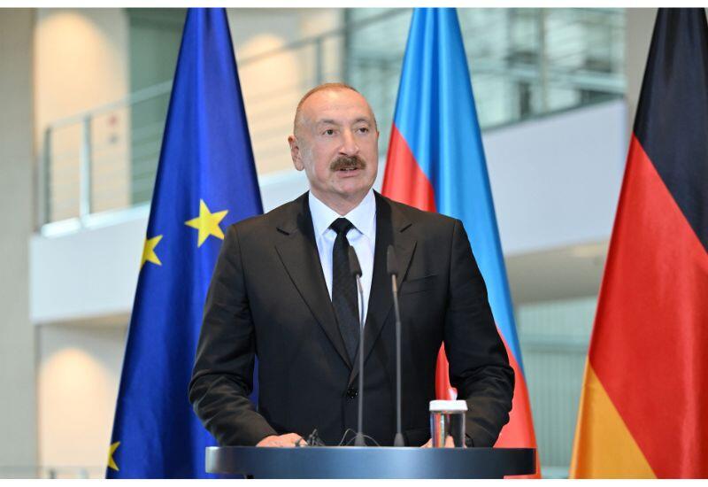 Prezident İlham Əliyev: Azərbaycan-Almaniya əlaqələri bütövlükdə bölgəmizdə əməkdaşlığa, sülhə töhfəsini verəcək