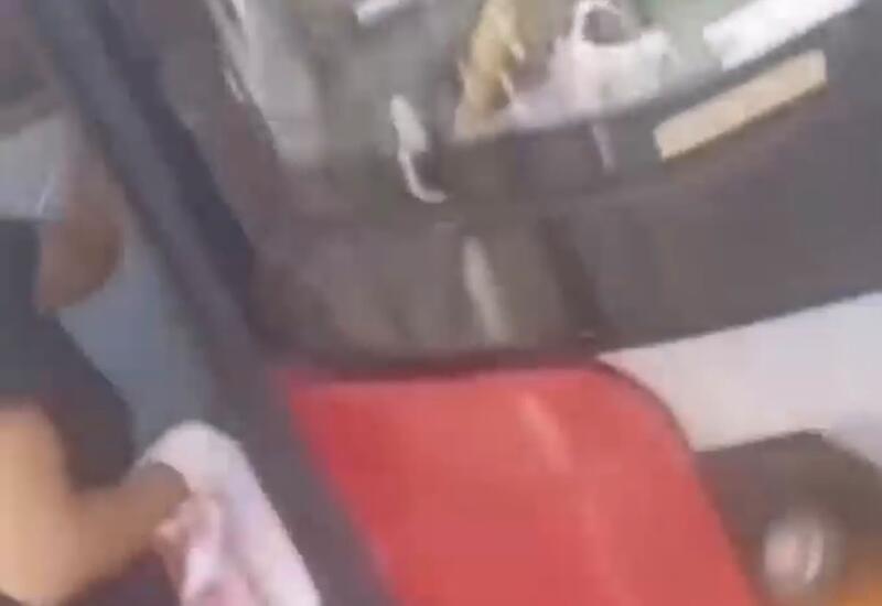 Avtobusda yaranan mübahisə ilə bağlı
