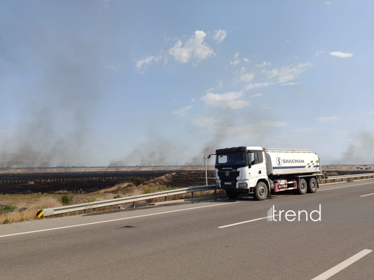 Ağdamda açıq ərazilərdəki yanğın genişlənib