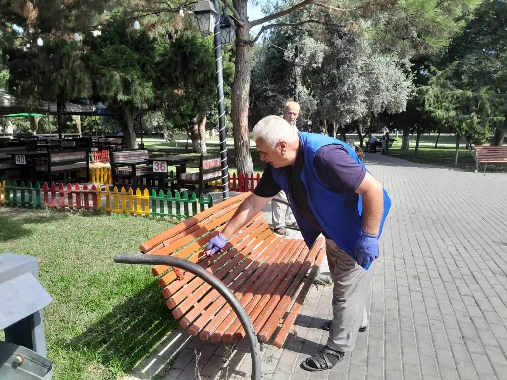 Bakı şəhəri yenə yuyuldu