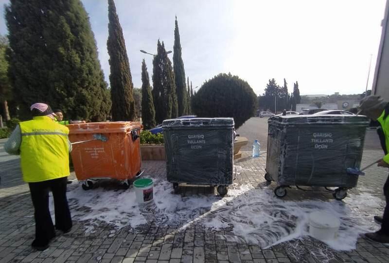 Bakı şəhəri yenə yuyuldu