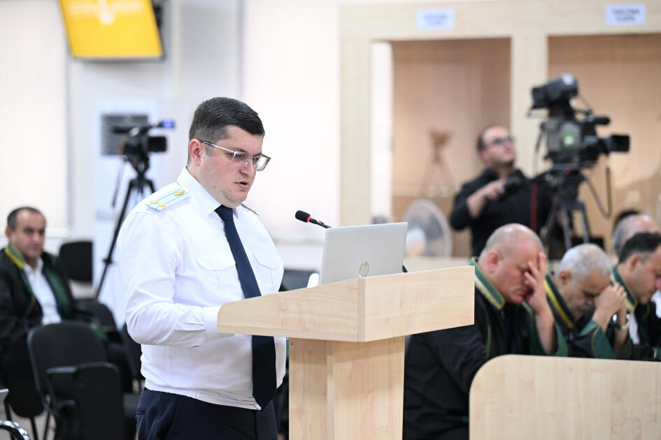 Ermənistan vətəndaşlarının şikayətləri üzrə apellyasiya məhkəməsi dövlət ittihamını müdafiə edən prokurorların çıxışları ilə davam etdirilib
