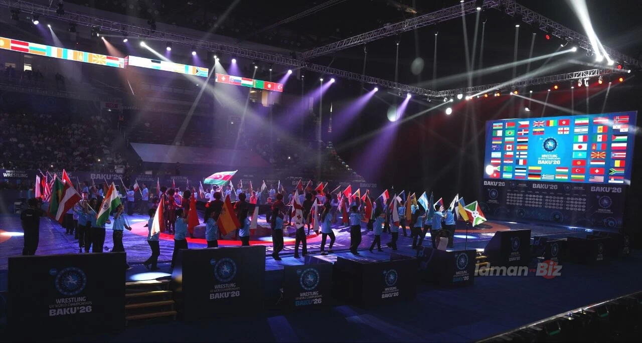 Состоялась церемония открытия чемпионата мира U17 по борьбе в Баку