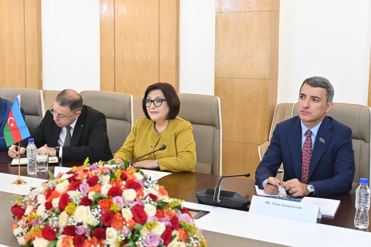 Sahibə Qafarova Efiopiya Federasiya Palatasının sədri ilə görüşüb
