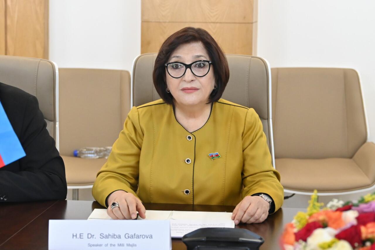 Sahibə Qafarova Efiopiya Federasiya Palatasının sədri ilə görüşüb