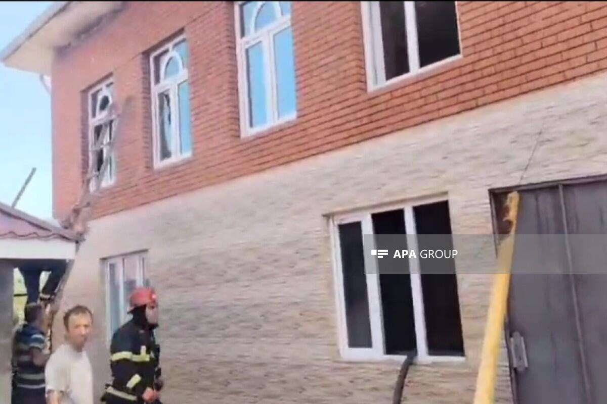 В Лянкяранском районе произошел пожар