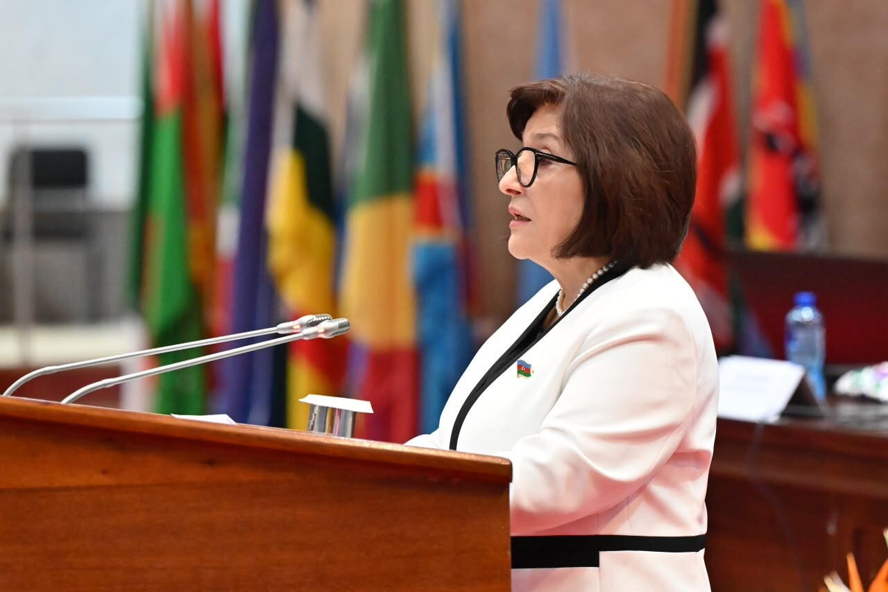 Sahibə Qafarova Milli və Regional Parlamentlərin Sədrlərinin Konfransında iştirak edib
