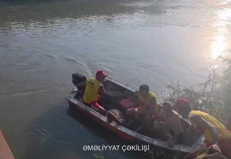 Ağcabədidə su kanalına yıxılan şəxs xilas edilib