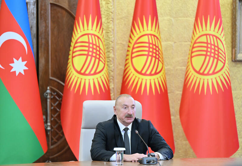 Президент Ильхам Алиев поблагодарил Кыргызстан за помощь в восстановлении Карабаха