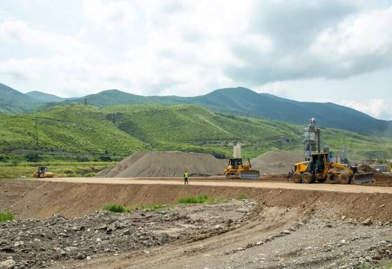 Ağdam–Xankəndi dəmir yolunun tikintisinin 44 faizi tamamlanıb