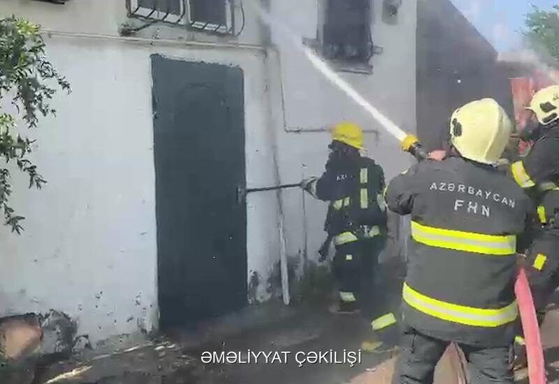 В Сумгайыте произошел пожар в частном доме