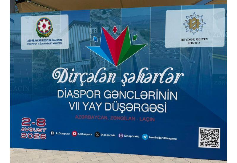 Şərqi Zəngəzurda Diaspor Gənclərinin VII Yay Düşərgəsi öz işinə başlayıb