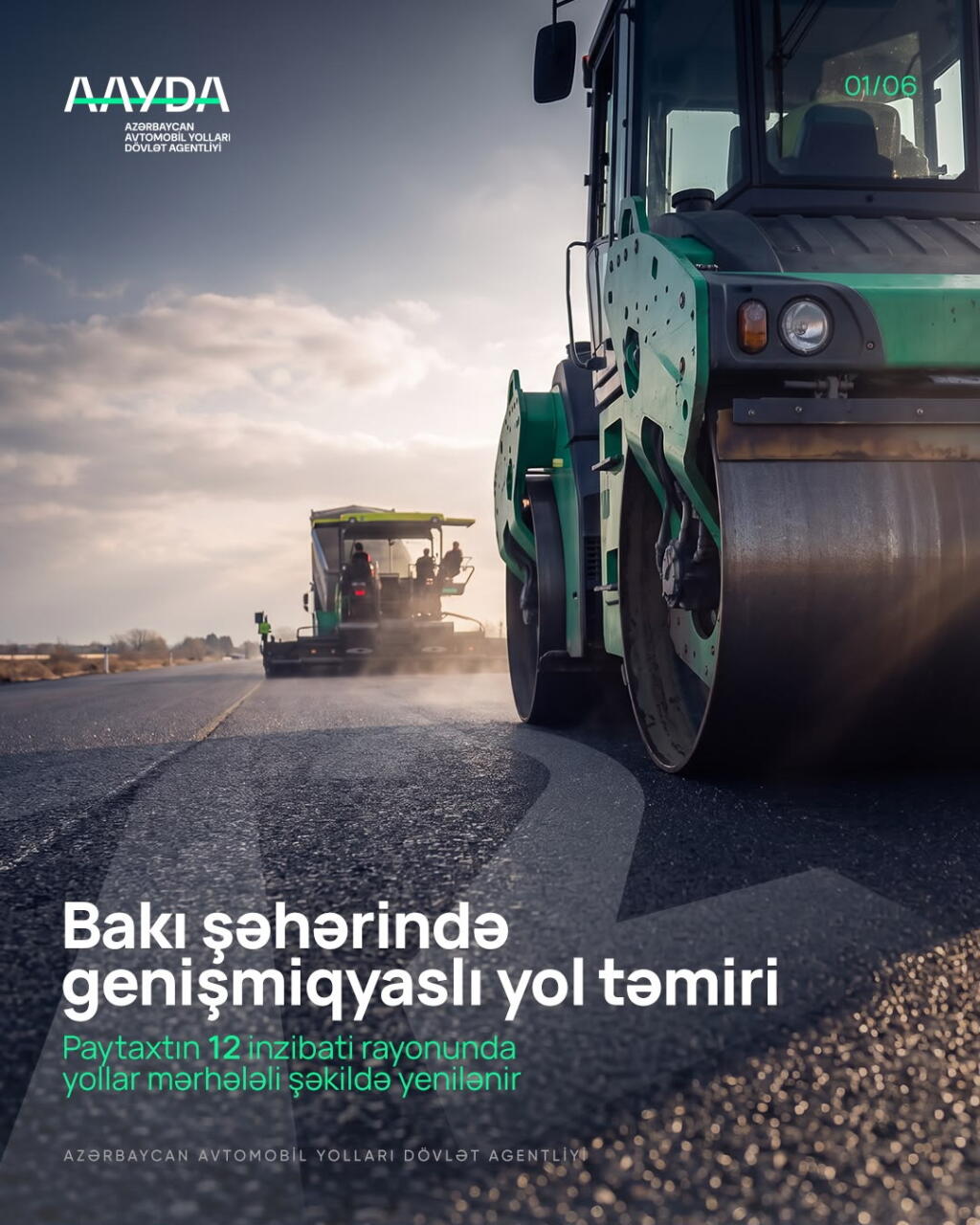 Bakıda 110-a yaxın küçə və prospektdə genişmiqyaslı yol təmiri aparılır