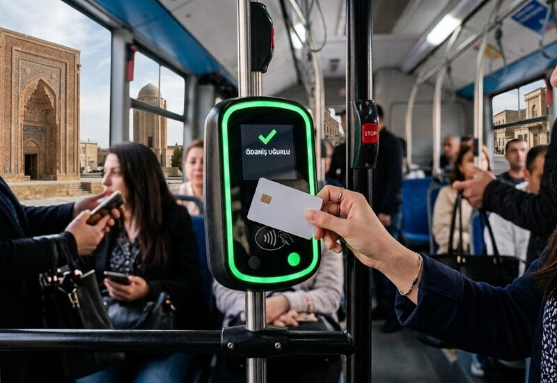 Naxçıvanda avtobuslarda nağdsız ödəniş sisteminə keçid edilir
