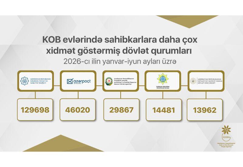 Sahibkarlar hansı xidmətlər üçün KOB evlərinə müraciət ediblər?