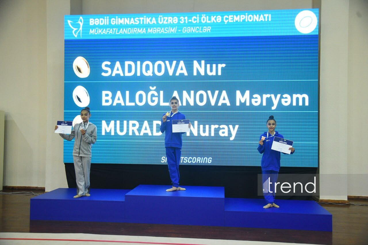Завершился 31-й чемпионат Азербайджана по художественной гимнастике