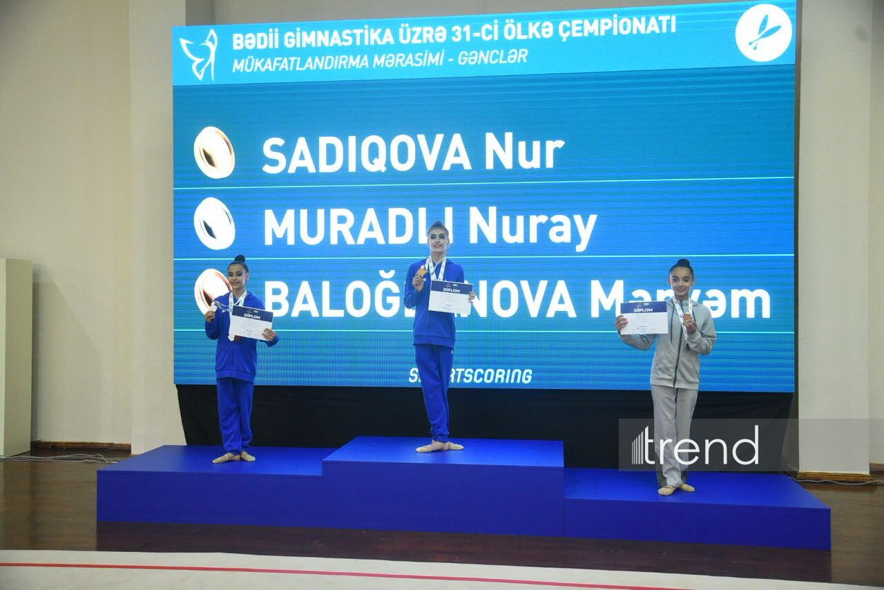 Завершился 31-й чемпионат Азербайджана по художественной гимнастике
