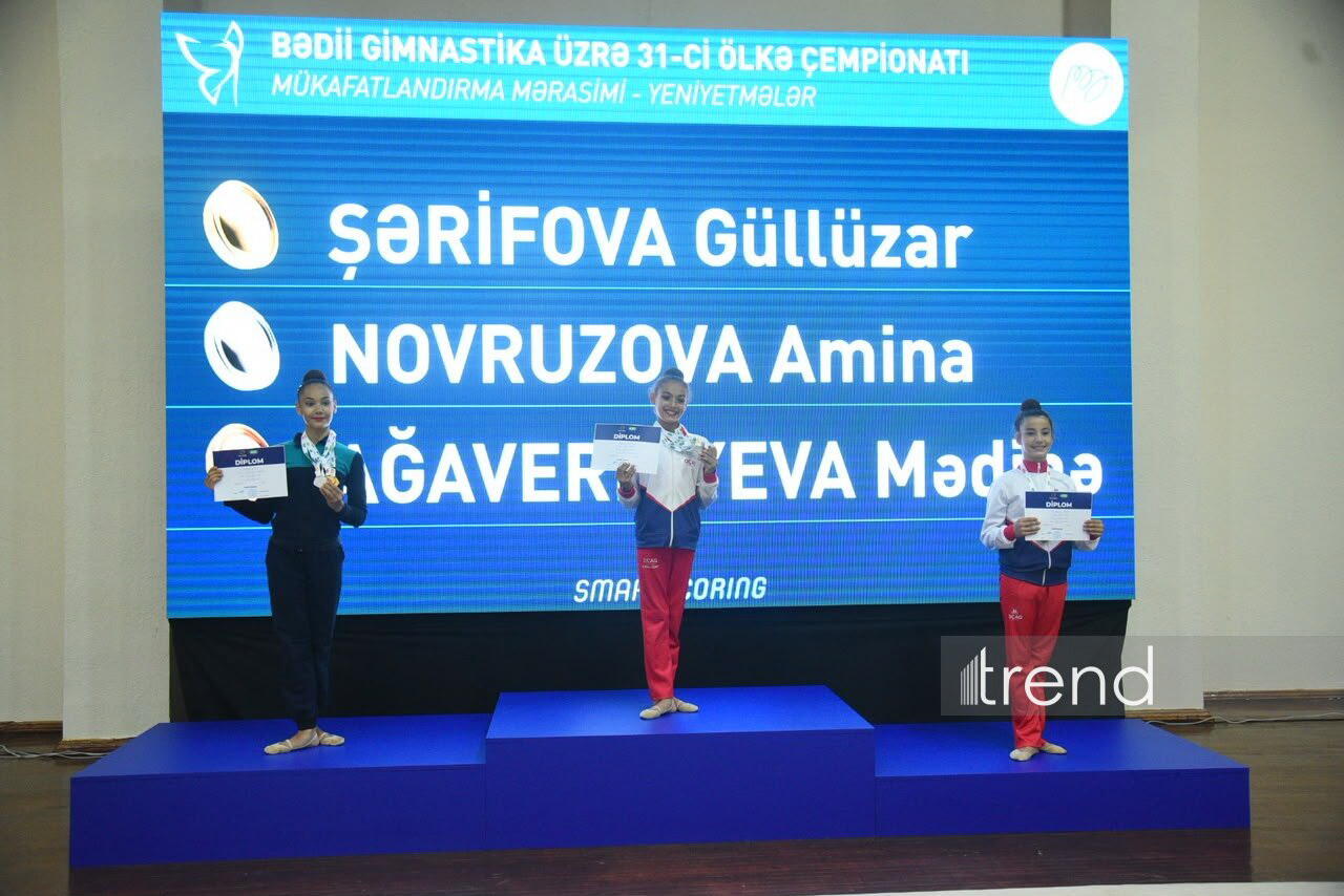 Завершился 31-й чемпионат Азербайджана по художественной гимнастике