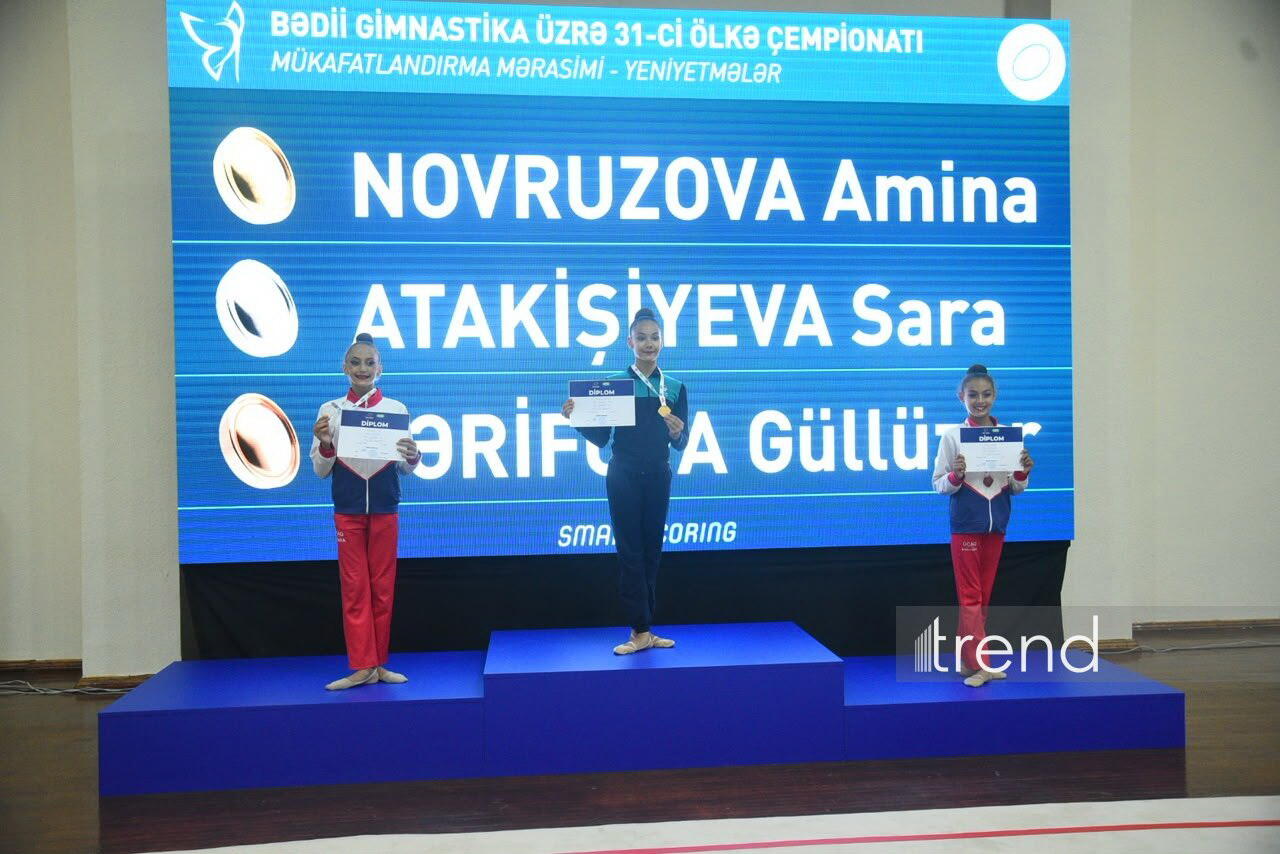 Завершился 31-й чемпионат Азербайджана по художественной гимнастике