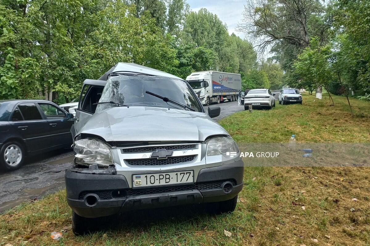 Тяжелое ДТП в Загатальском районе,