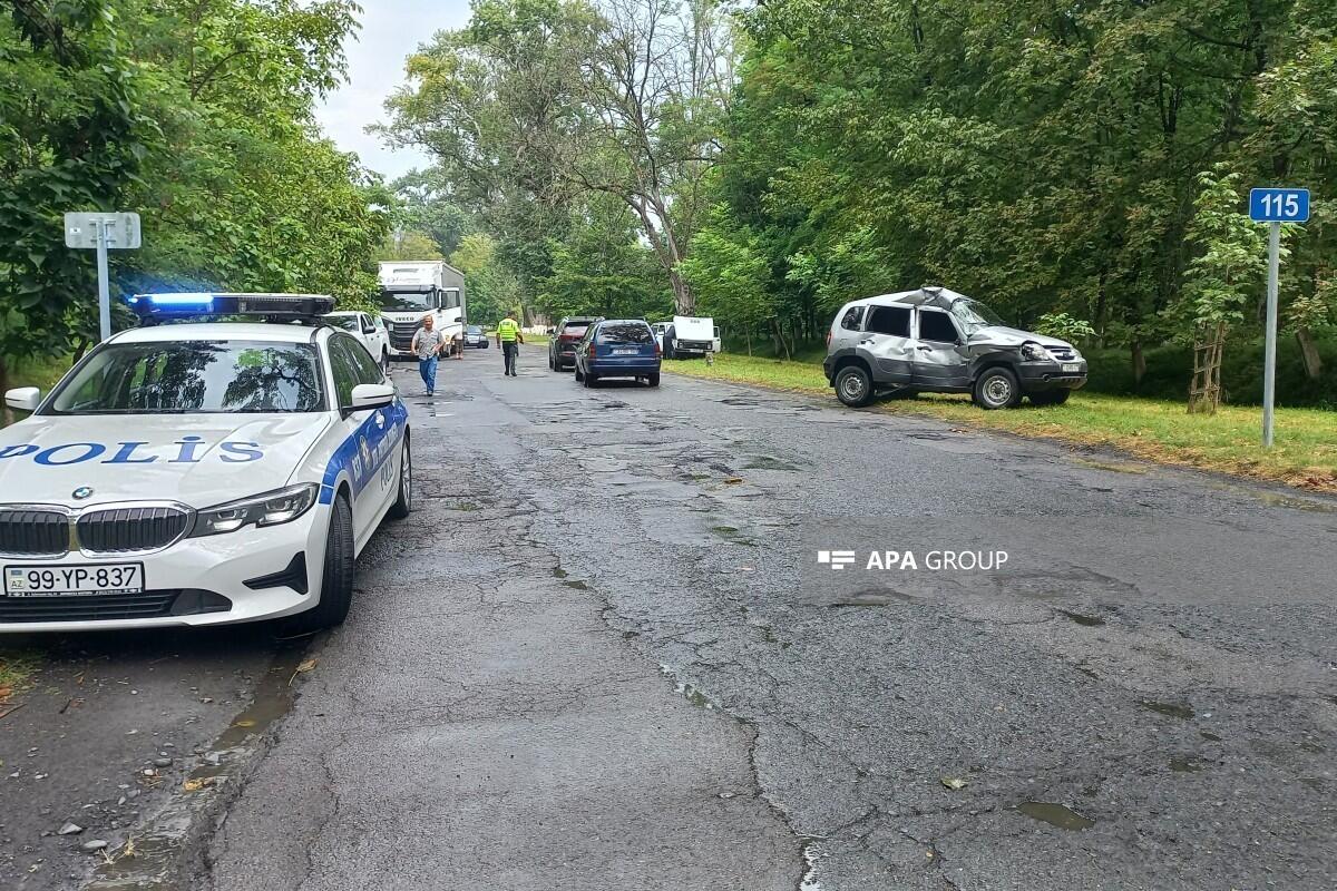 Тяжелое ДТП в Загатальском районе,